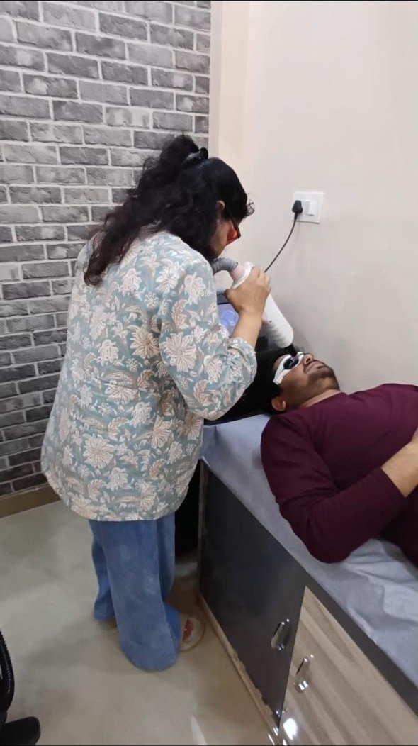Skin laser treatment
